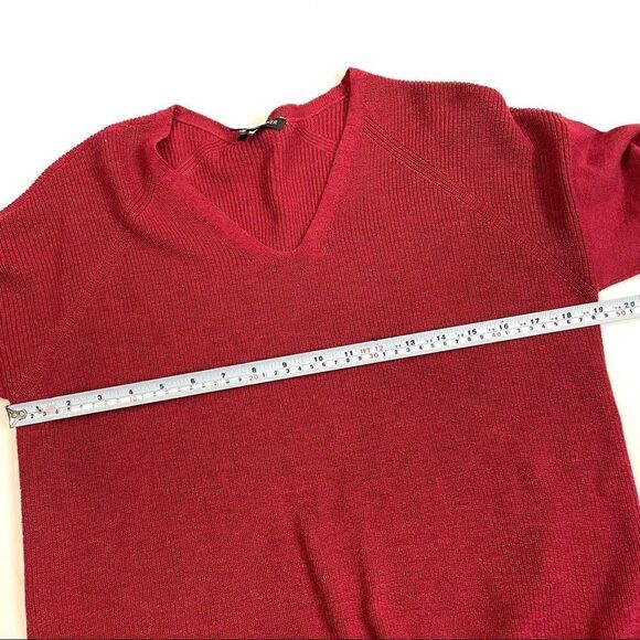 Eileen Fisher Wool V-Neck Long Sleeve Sweater Sz Small - Picture 9 of 11